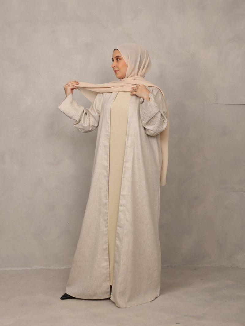 Sahar Linen Abaya
